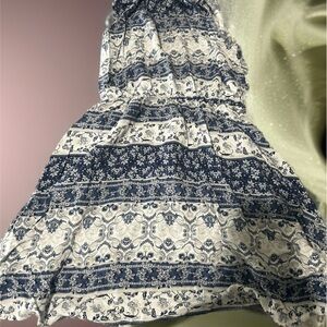 J for Justify Blue and White Maxi Dress